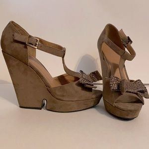 Mary Jane Chunky Heel/Wedges